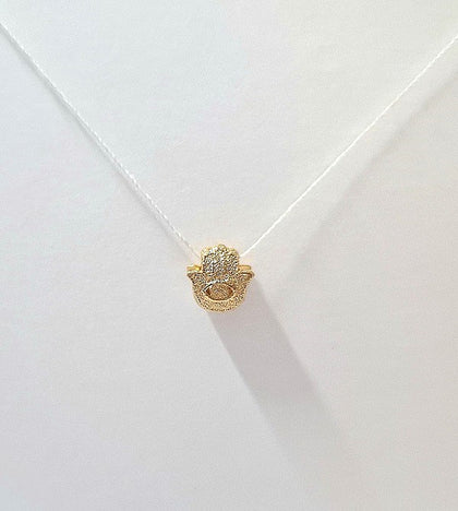 Pandora Gold Textured Hamsa Hand Mini Charm
