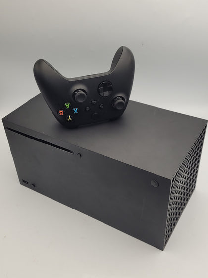 Microsoft Xbox Series X 1TB black Console with 1 controller and all leads UNBOXED