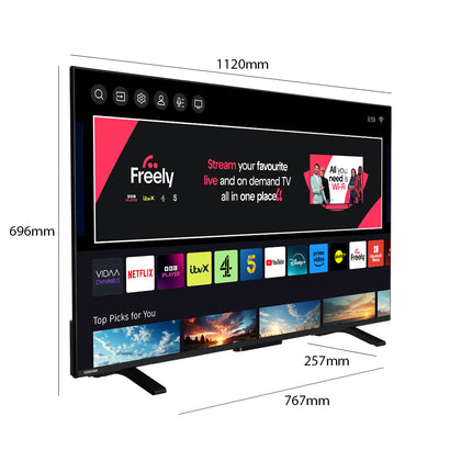 Toshiba 50UV2F53DBU 50 inch 4K Ultra HD HDR Smart LED TV Freely **Collection Only**