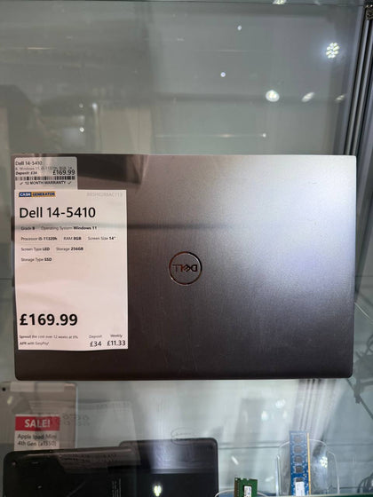 Dell 14-5410/i5-11320H/8GB Ram/256GB SSD/14