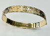 9ct yellow gold hinged bracelet