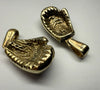 9ct Gold Boxing Gloves Pendants 3cm Length