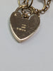 9ct gold 4 bar gate bracelet