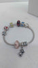 Pandora ALE 925 Sterling Silver Charm Bracelet With 8 Charms - 8" Long - Boxed