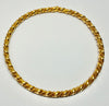 22ct yellow gold twisted bangle