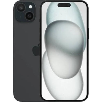 refurbished (Good) - Apple iPhone 15 Plus - 128GB - Black - Unlocked - 100%