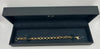 9K 375 HALLMARKED YELLOW GOLD, ENGRAVED BELCHER BRACELET, 9” 34.4G
