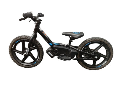 Stacyc Electric Balance Bike 16E-Drive, 4Ah – Black/Blue COLLECTION ONLY