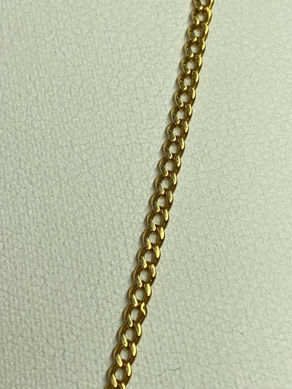 18CT GOLD NECKLACE 24”