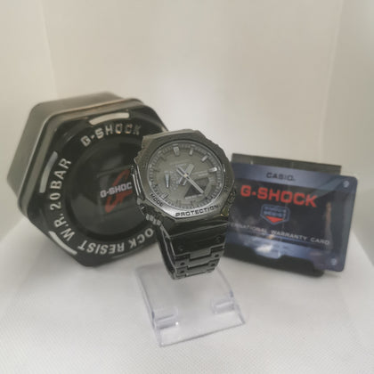 Casio G-SHOCK Solar Men's Type GM-B2100BD -  WITH ORIGINAL TIN/BOX - 2 SPARE LINKS - WARRANTY CARD