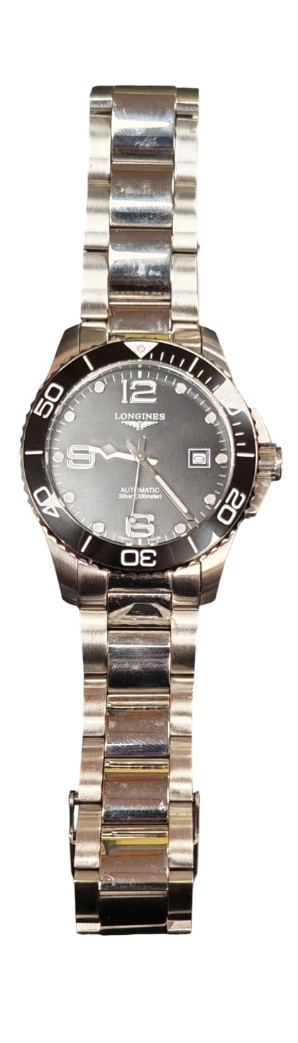 Longines Hydro Conquest Automatic Black Dial Watch 41mm **Boxed**