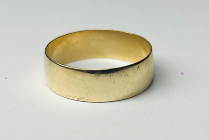 9CT GOLD WEDDING BAND Q 1/2