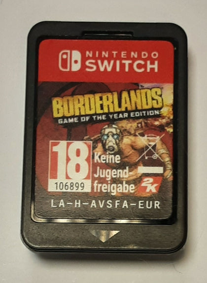 Borderlands Nintendo game card