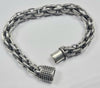 Silver Chunky Rolo Chain Link Bracelet