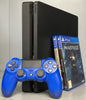 Sony Playstation 4 Slim 500GB Black Console Bundle ( + Injustice Ultimate Edition, injustice 2 ) ** Unboxed **