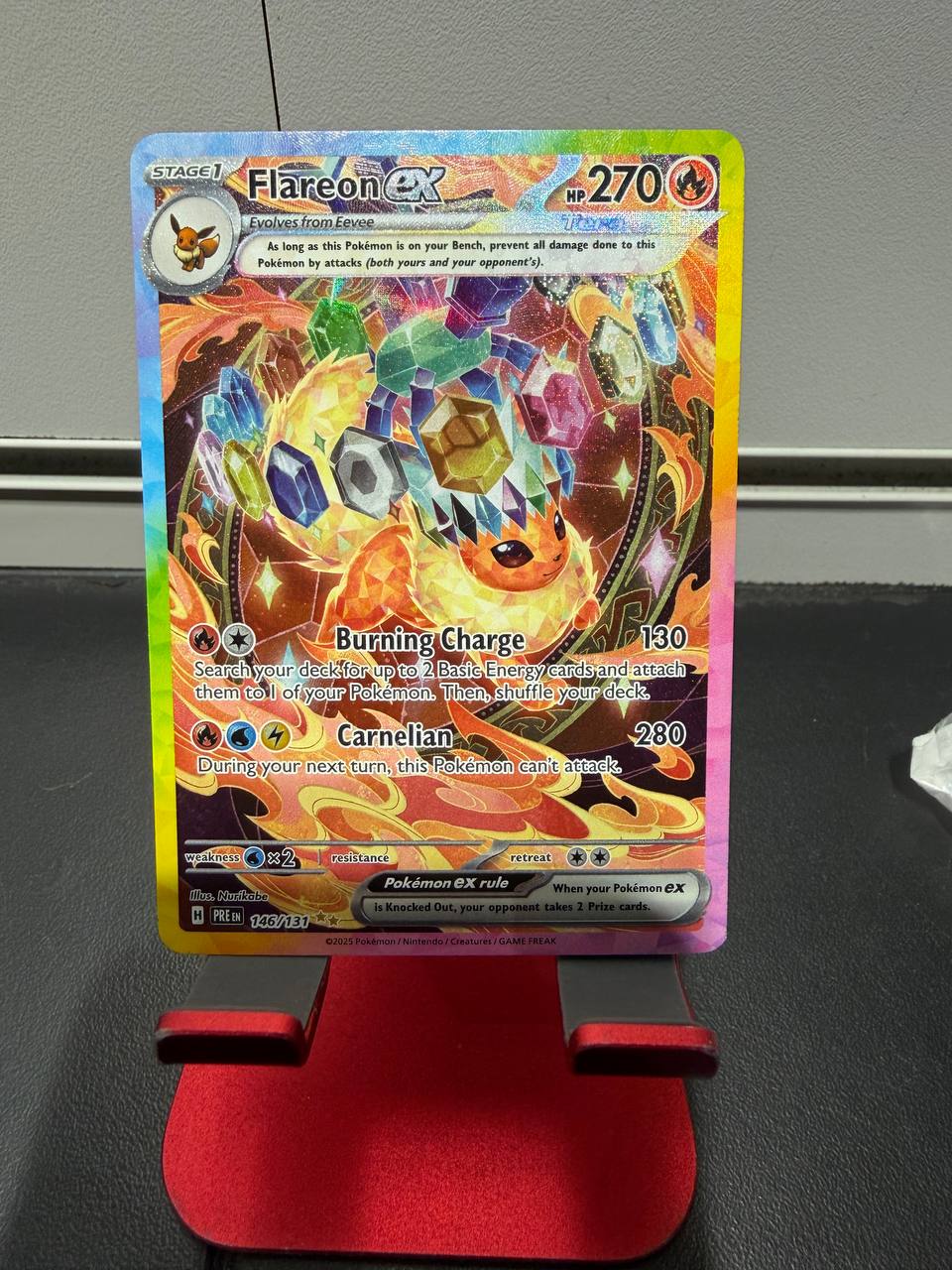 flareon ex pokemon card value Buy RC28 | Extended Art Display Case for Online in India Ability Flash Fire Once during your turn (before your attack) 146/131 Flareon ex Prismatic Evolutions