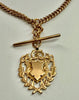 9CT GOLD DOUBLE ALBERT 18" *HALLMARKED ON EVERY LINK*
