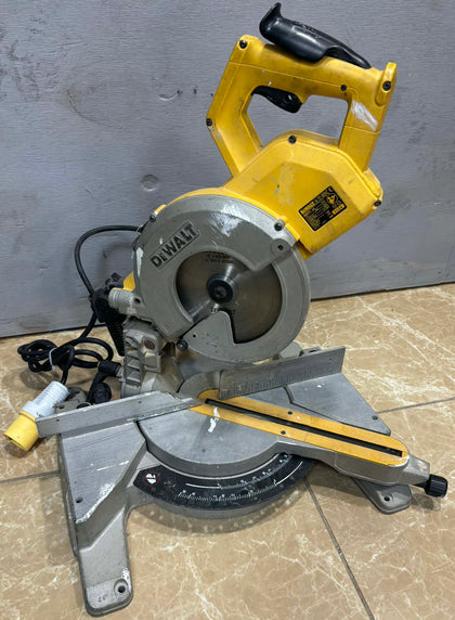 ** collection only ** DeWalt DW777 LX Slide Mitre Saw 110V unboxed