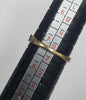 9ct Yellow Gold Diamond Ring - 0.97G - Size O - Hallmarked