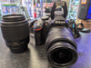 Nikon D3200 DSLR Camera & 2 Lenses plus accessories