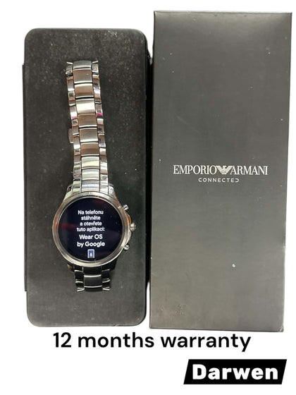 Emporio Armani Connected - Grey Smartwatch - GoogleWatchOS