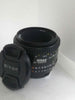 Nikon AF Nikkor 50mm f/1.8 Plastic Focus Black Lens