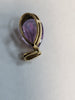9ct Yellow Gold Pendant with Purple Stone - 2.47g total