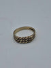 9ct Flat Keeper Ring Yellow Gold Unisex Ring - Size O - 2.34 Grams