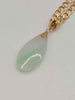 (375 Hallmarked&Tested), 9K 7.63G 18" Gold Chain With Aventurine Crystal Pendant