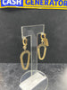 14ct Gold Earrings, 3.63g