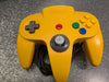 Nintendo N64 Console & Yellow Controller