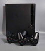 Playstation 3 Slim Console 160GB Black with 2x Black Controllers