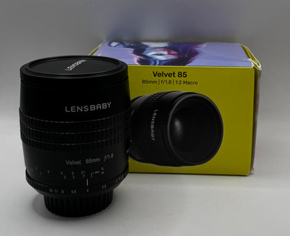 LensBaby Velvet 85mm Lens Nikon F Mount Boxed - Chesterfield