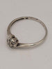 (375 Hallmarked&Tested), 1.26G White Gold Ring, Size L