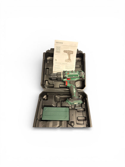 Parkside Pabs 20-li E6 Cordless Drill Set - Green
