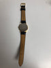 Seiko Vintage Quartz watch - black leather strap