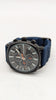 Police Tuneful Black Multi Dial Blue Silicone Strap Watch