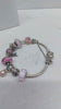 DX Pandora ALE 925 Sterling Silver Charm Bracelet With 10 Charms & Safety - 8" Long - Boxed