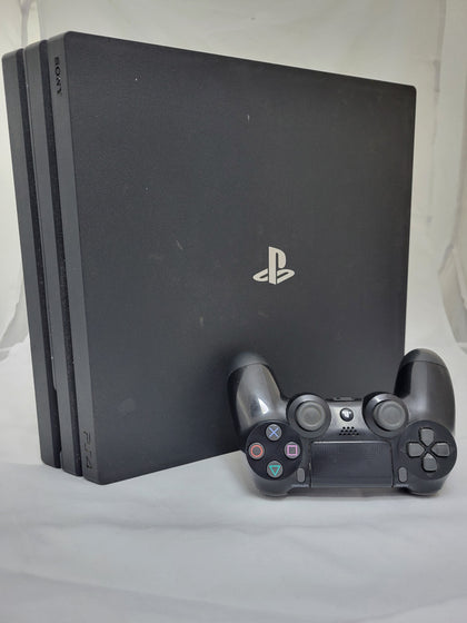 Playstation 4 Pro Console, 1TB Black, Unboxed, with Sony Black Controller