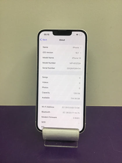 Apple iPhone 14 - 128GB - Purple