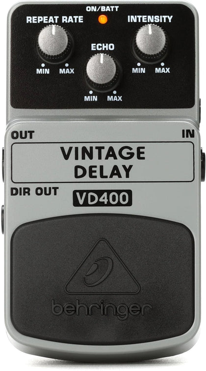 Behringer Vintage Delay VD400 Vintage Analog Delay Effects Pedal **Collection Only**