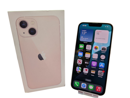 Pink apple iPhone 13 boxed 95% battery