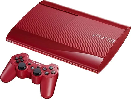 Sony Playstation Super Slim Console, 500GB, Red, ***Unboxed***