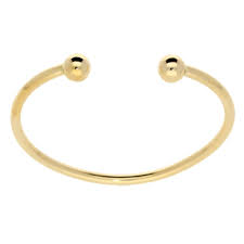 9ct Yellow Gold Baby Torque Bangle