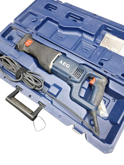 AEG US 1300 XE Reciprocating Saw – 1300W Heavy Duty Corded Sabre Saw - With Carry Case