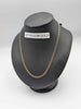 9ct Yellow Gold Double Chain Necklace - 7.08 Grams - 16" Long