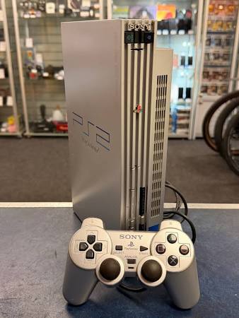 ps2 console silver, Boxed, With games bundle and original parts