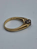 Vintage 18ct Yellow Gold CZ Solitaire Engagement Ring - Size O - 3.39 Grams