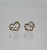Pandora Sparkling Infinity Heart Stud Earrings