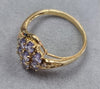 9ct Gold Amethyst Ring Size R1/2